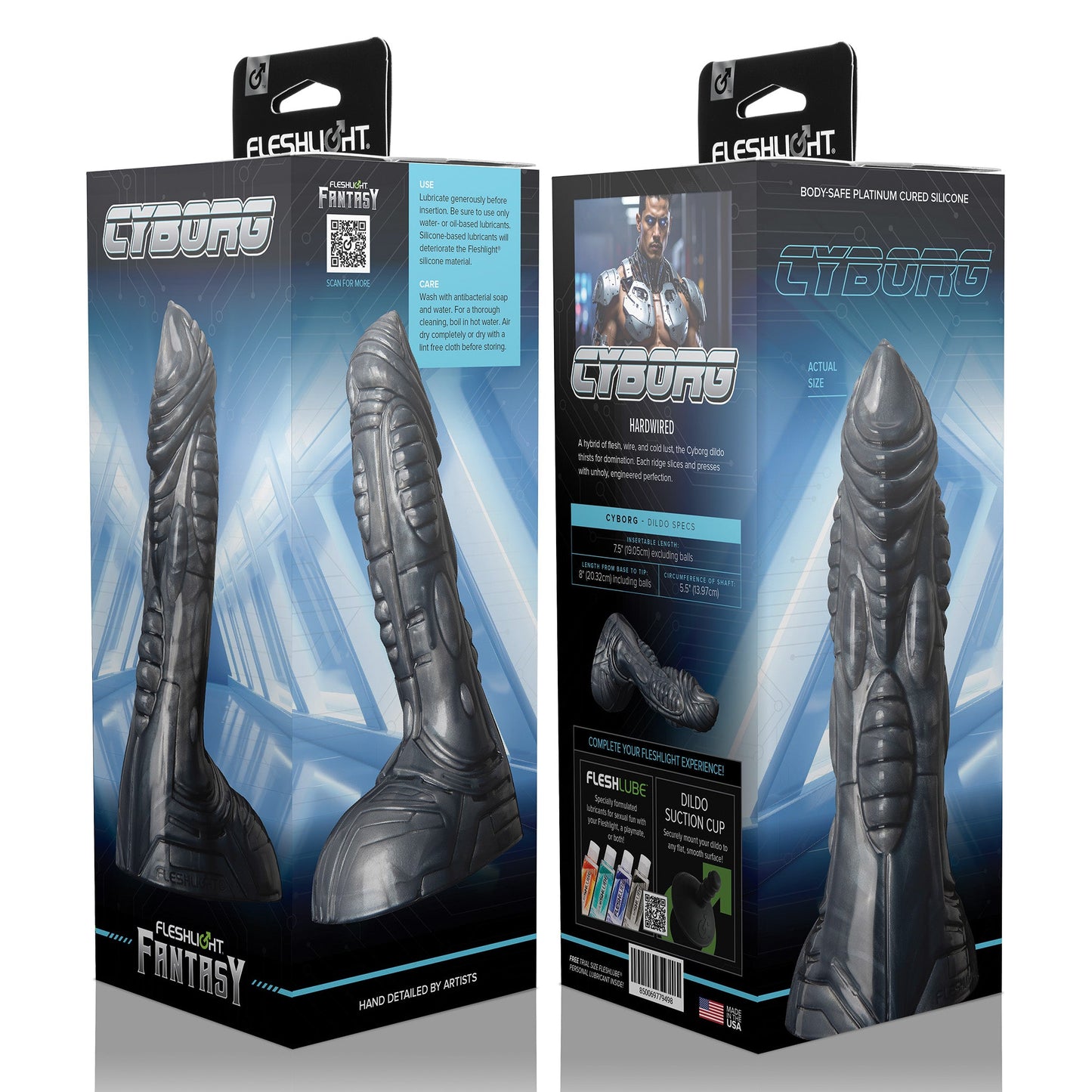 Cyborg-Dildo (Silber)