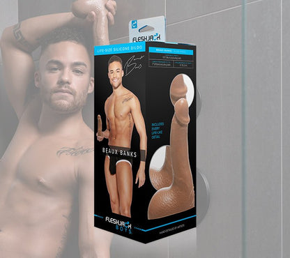 Beaux Banks Dildo Pack with Fleshlube Slide - Fleshlight